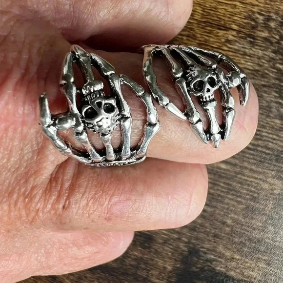 Skull skeleton ring - Picture 3 of 6
